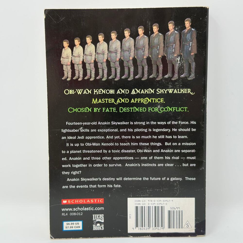 Star Wars Jedi Quest 1 The Way of the Apprentice Jude Watson Paperback Used 2002 - Picture 2 of 14